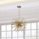 Sunburst Eight Light Chandelier (AC11443)