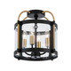 Artcraft - AC11513BB - Four Light Flush Mount - Bonita - Black and Brushed Brass