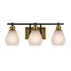 Artcraft - AC11683BB - Three Light Bathroom Vanity - Nelson - Brass & Black