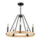 Artcraft - AC11715BK - Five Light Chandelier - Perris - Black