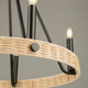 Perris Five Light Chandelier (AC11715BK)