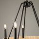 Perris Five Light Chandelier (AC11715BK)