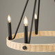 Perris Five Light Chandelier (AC11715BK)