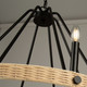 Perris Eight Light Chandelier (AC11718BK)