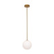 Artcraft - AC11761BR - One Light Pendant - Aurelia - Brass