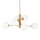 Aurelia Six Light Chandelier (AC11765BR)