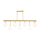 Aurelia Seven Light Island/Pool Table (AC11767BR) Aurelia Seven Light Island/Pool Table (AC11767BR)