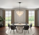Alessia Ten Light Chandelier (AC11781BK)