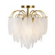 Alessia Four Light Semi-Flush Mount (AC11785BR)