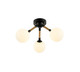 Capilano Three Light Semi-Flush Mount (AC11843BK)