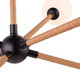 Capilano Six Light Chandelier (AC11846BK) Capilano Six Light Chandelier (AC11846BK)
