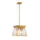 Lucian Four Light Chandelier (AC11851BB)