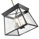 Lucian Four Light Chandelier (AC11852BK)
