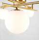Modena Five Light Semi-Flush Mount (AC11975BR)