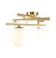 Modena Five Light Semi-Flush Mount (AC11975BR)