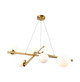 Modena Nine Light Chandelier (AC11979BR)