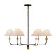 Providence Six Light Chandelier (AC12036BB)