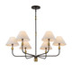 Providence Six Light Chandelier (AC12036BB)