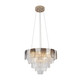 Artcraft - AC12052CS - 12 Light Chandelier - Bianca - Polished Nickel Crystalline Smoke