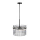 Ava One Light Semi Flush Mount (AC12081BK)