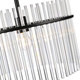 Ava One Light Semi Flush Mount (AC12081BK)