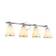Artcraft - AC12124PN - Four Light Bathroom Vanity - Zoey - Polished Nickel Artcraft - AC12124PN - Four Light Bathroom Vanity - Zoey - Polished Nickel