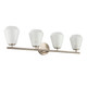 Brooke Four Light Bathroom Vanity (AC12184BN)