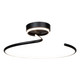 Halo LED Semi-Flush Mount (AC6633BK)