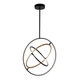 Artcraft - AC6741BB - LED Pendant - Trilogy - Black & Brass