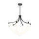 Artcraft - AC6810BK - LED Chandelier - Cascata - Black and Brushed Brass Artcraft - AC6810BK - LED Chandelier - Cascata - Black and Brushed Brass