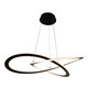 Wave LED Chandelier (AC7079BK) Wave LED Chandelier (AC7079BK)