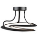 Artcraft - AC7676BK - LED Semi-Flush Mount - Ara - Black