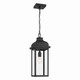 Artcraft - AC8185BK - One Light Outdoor Pendant - Madrid - Black