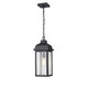 Madrid One Light Outdoor Pendant (AC8185BK)
