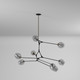 Organic Eight Light Chandelier (JA14028VB)