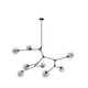 Organic Eight Light Chandelier (JA14028VB)