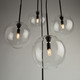 Pinpoint Five Light Pendant (SC13195BK)