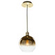 Morning Mist One Light Pendant (SC13281GD)
