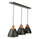 Tote Three Light Island Pendant (SC13324BK)