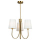 Rhythm Three Light Chandelier (SC13333BG)