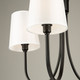 Rhythm Three Light Chandelier (SC13333BK)