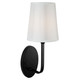 Rhythm One Light Wall Sconce (SC13337BK)