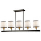 Coco Five Light Island Pendant (SC13346BK)