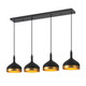 Dash Four Light Island Pendant (SC13354BK)