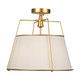 Pullman Three Light Semi-Flush Mount (SC13362BR)