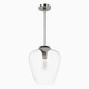 Hunter - 49010 - One Light Pendant - Vidria - Brushed Nickel