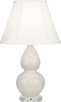 Robert Abbey - A776 - One Light Accent Lamp - Small Double Gourd - Bone Glazed Ceramic w/Lucite Robert Abbey - A776 - One Light Accent Lamp - Small Double Gourd - Bone Glazed Ceramic w/Lucite