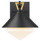 Edmore One Light Outdoor Wall Lantern (1044BK)