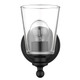 Ceil One Light Wall Sconce (IN41400BK)
