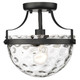 Acclaim Lighting - IN60099BK - One Light Semi-Flush Mount - Quinn - Matte Black
